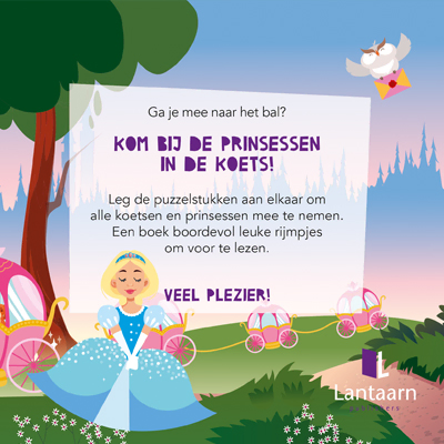 Puzzeltrein Prinsessen (boek + puzzel) - Afbeelding 4