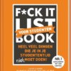 F*ck-it list book voor studenten