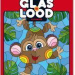 Glas-in-lood kleurboek - Dierentuin