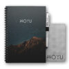 MOYU Uitwisbaar Notitieboek A5 – Midnight Mountain – Inclusief balpen, wisdoekje en penhouder