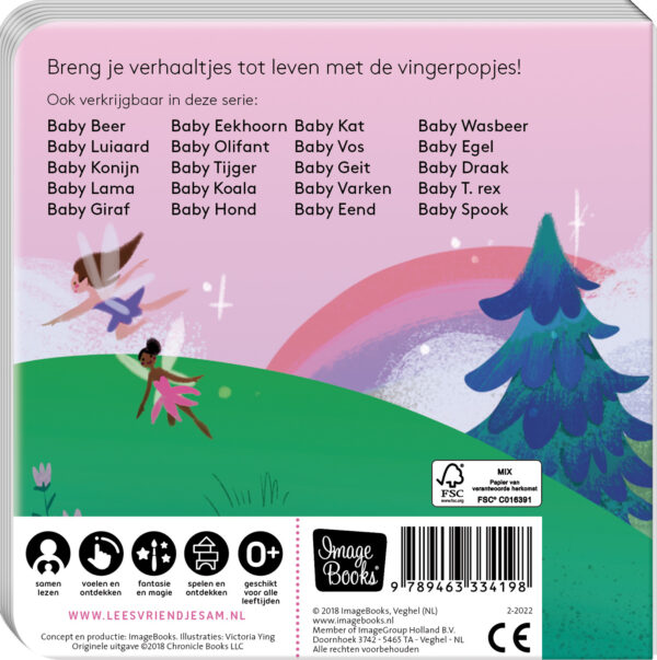 Vingerpopboekje - Baby Eenhoorn - Afbeelding 7