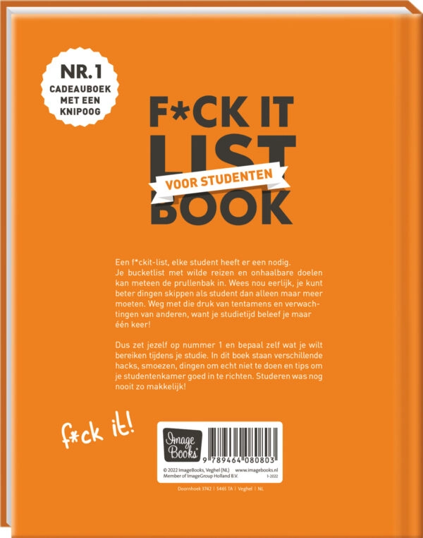 F*ck-it list book voor studenten - Afbeelding 3