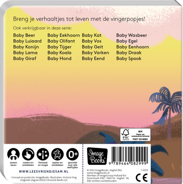 Vingerpopboekje - Baby T.rex - Afbeelding 7