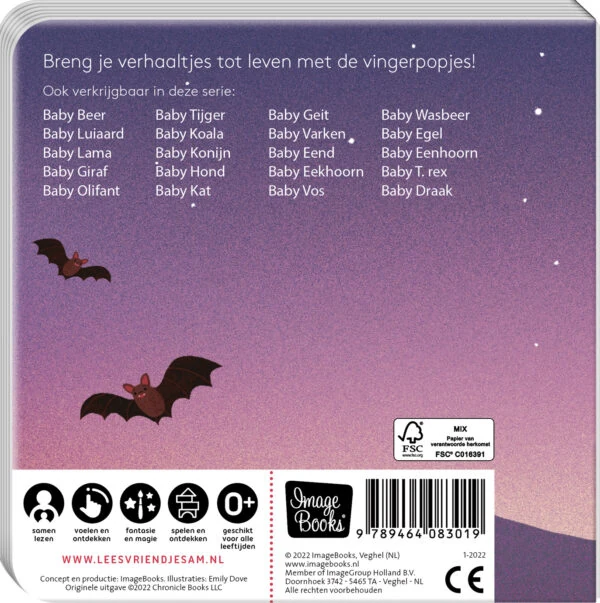 Vingerpopboekje - Baby Spook - Afbeelding 7