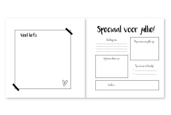 Fyllbooks Gastenboek bruiloft - We said yes! - Afbeelding 3