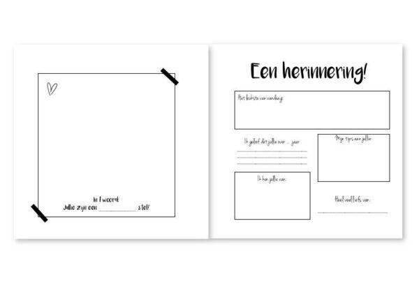 Fyllbooks Gastenboek bruiloft - We said yes! - Afbeelding 5