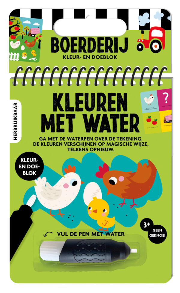 Kleuren met water - Boerderij