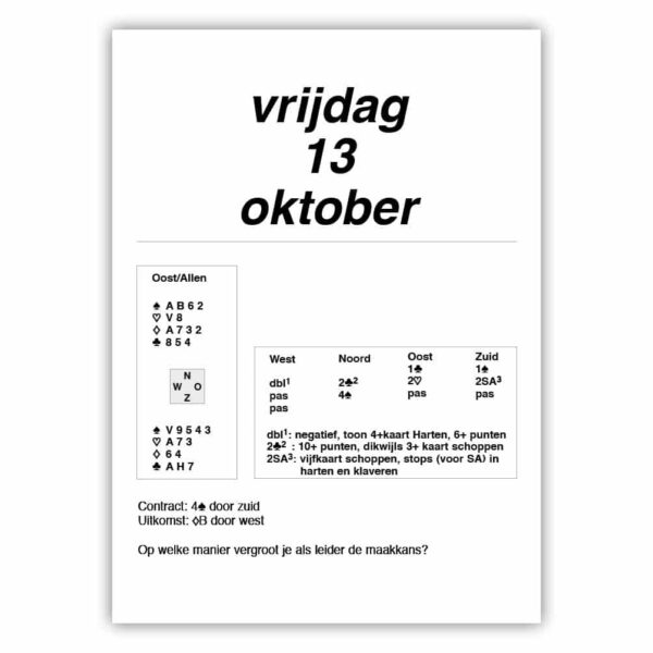 Bridge scheurkalender 2024 - Afbeelding 2