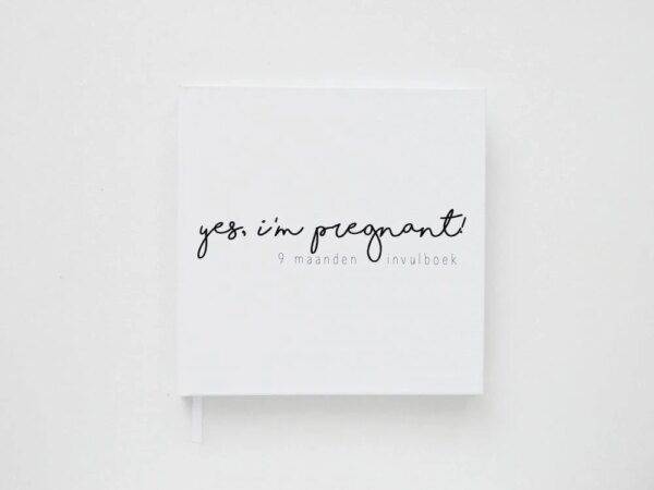 Fyllbooks - 9 maanden dagboek Yes, i'm pregnant! - Afbeelding 2