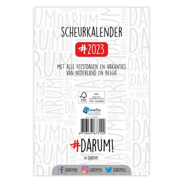 Darum Scheurkalender 2023 - Afbeelding 3