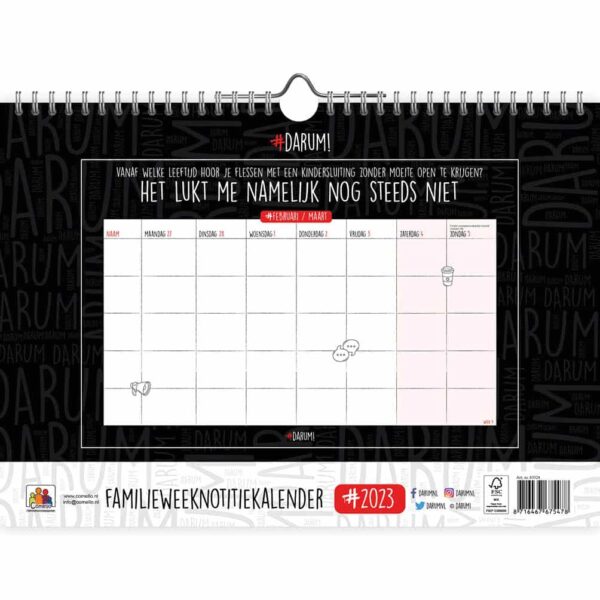 Darum Familie weekkalender 2024 - Afbeelding 2