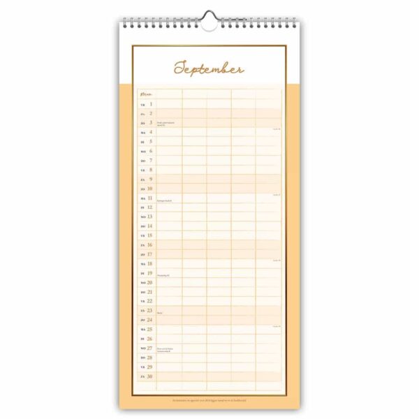 Familiekalender (5 personen) 2024 - Afbeelding 2