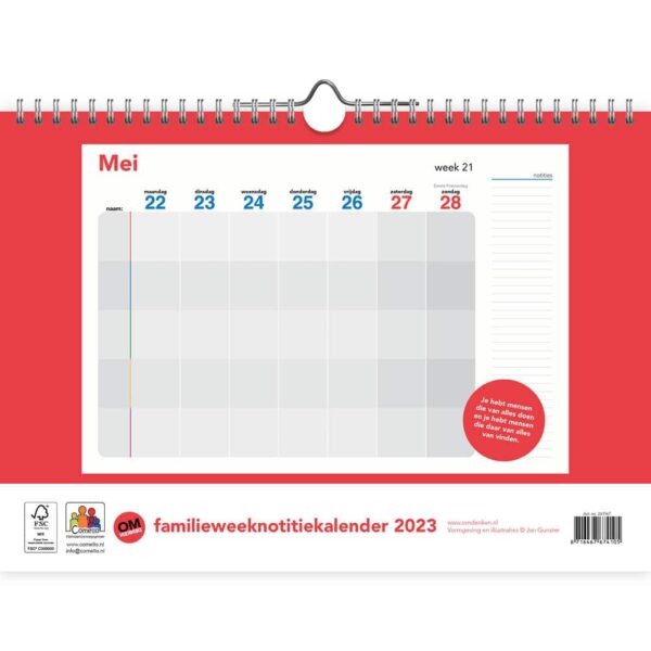 Omdenken Familie weekkalender 2023 - Afbeelding 3