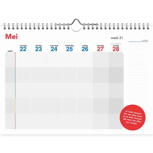 Omdenken Familie weekkalender 2023 - Afbeelding 2