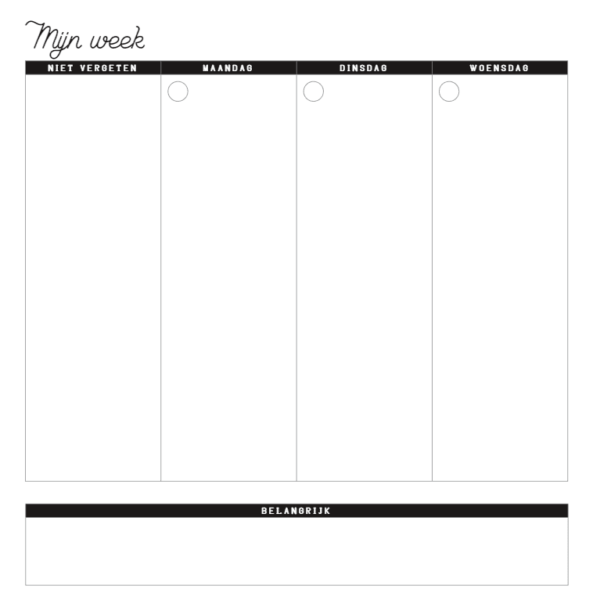 Flowers & Birds Jaarplanner - Afbeelding 5