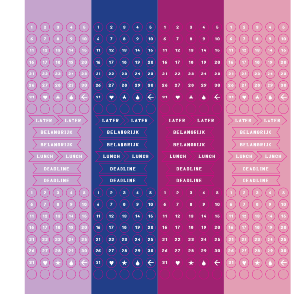 Flowers & Birds Jaarplanner - Afbeelding 11