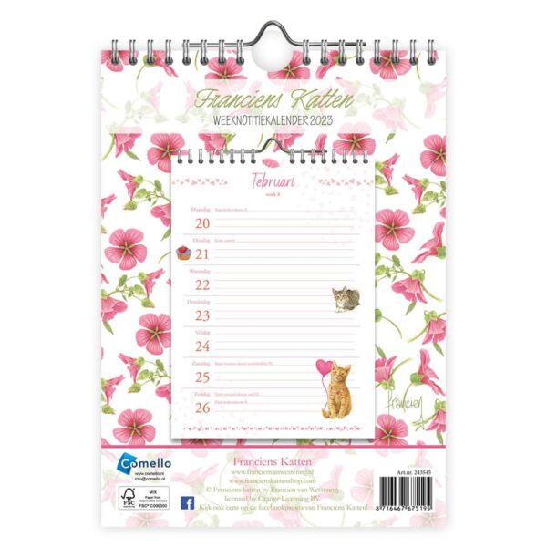 Franciens Katten Weekkalender Diesel 2024 - Afbeelding 3