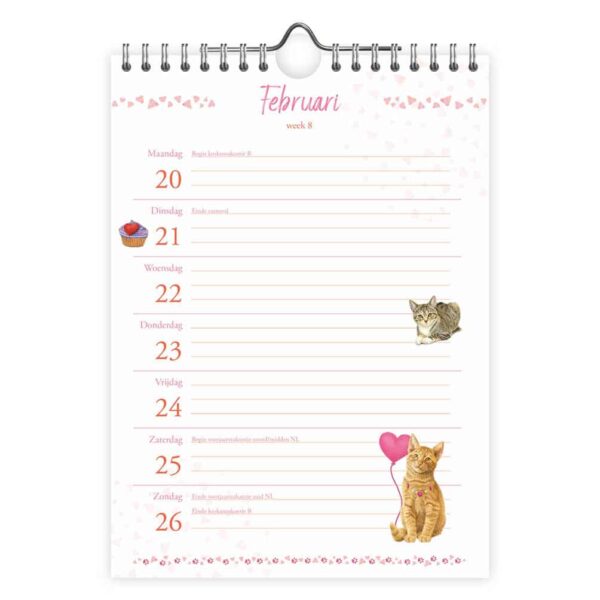 Franciens Katten Weekkalender Diesel 2024 - Afbeelding 2