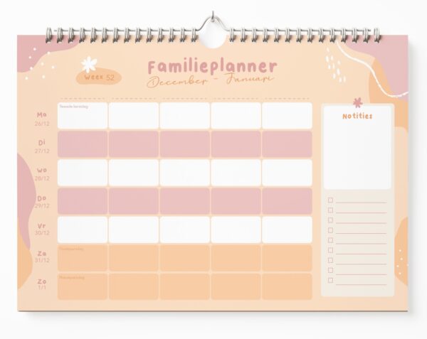 Fyllbooks Familieplanner 2023 - A4 - Pastel - Afbeelding 6