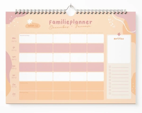Fyllbooks Familieplanner 2023 - A4 - Pastel - Afbeelding 6