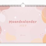 Fyllbooks Maandkalender 2023 - A4 - Pastel