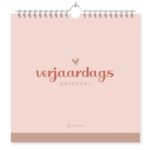 Fyllbooks Verjaardagskalender - Pink & Blue