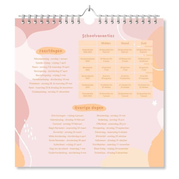 Fyllbooks Weekkalender 2023 - Pastel - Afbeelding 2