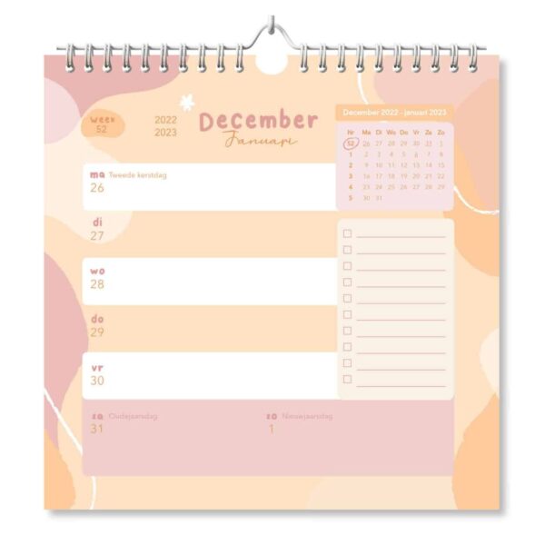 Fyllbooks Weekkalender 2023 - Pastel - Afbeelding 3