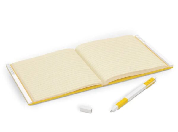 LEGO Notitieboek met Gelpen - Geel - Afbeelding 2