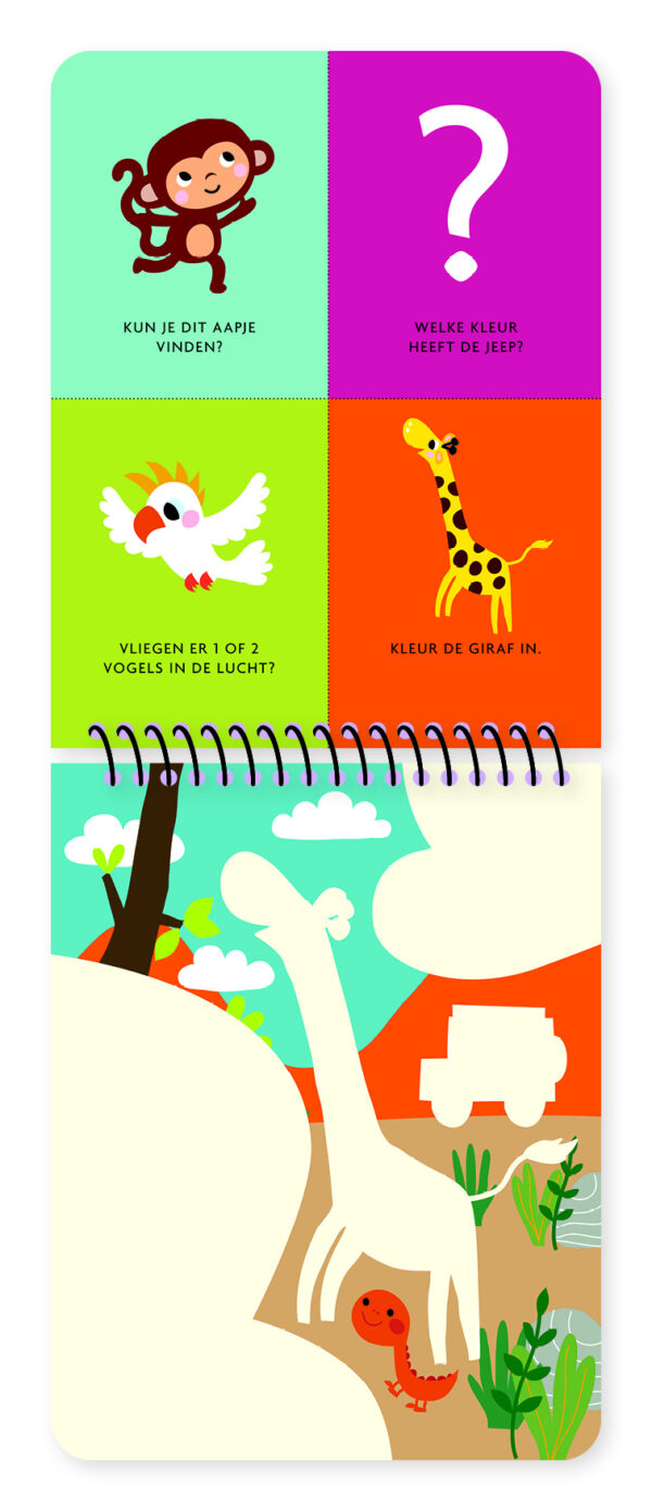 Kleuren met water - Wilde dieren - Afbeelding 2