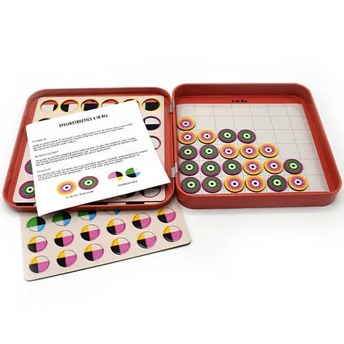 Magnetische 2 in 1 Games - Dammen + 4 in rij - Afbeelding 3