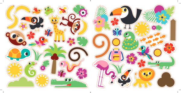 Sticker Doeboek - Op Safari - Afbeelding 3