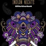 Glitter kleurboek Black edition - Indian Nights
