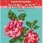 Pixel Art kleuren op nummer - Florals