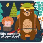 Stickeren op nummer - Camping avonturen
