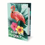 Uitnodigingen - Flamingo - 6 stuks