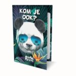 Uitnodigingen - Panda - 6 stuks