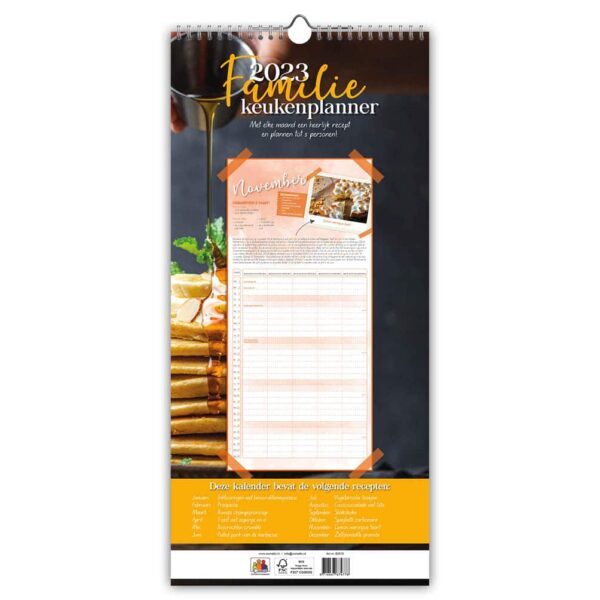 Familie maandplanner 2023 - Familiekeukenplanner - Afbeelding 3