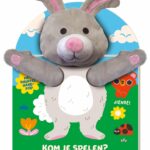 Handpopboek - Konijn, kom je spelen?