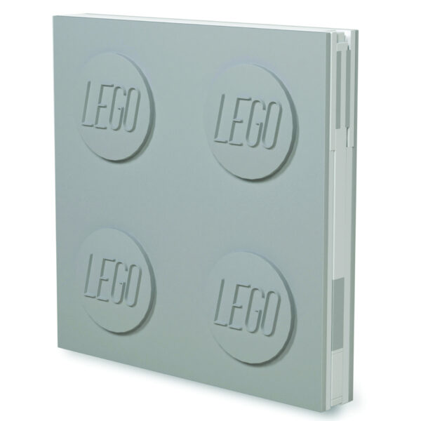 LEGO Notitieboek met Gelpen - Grijs