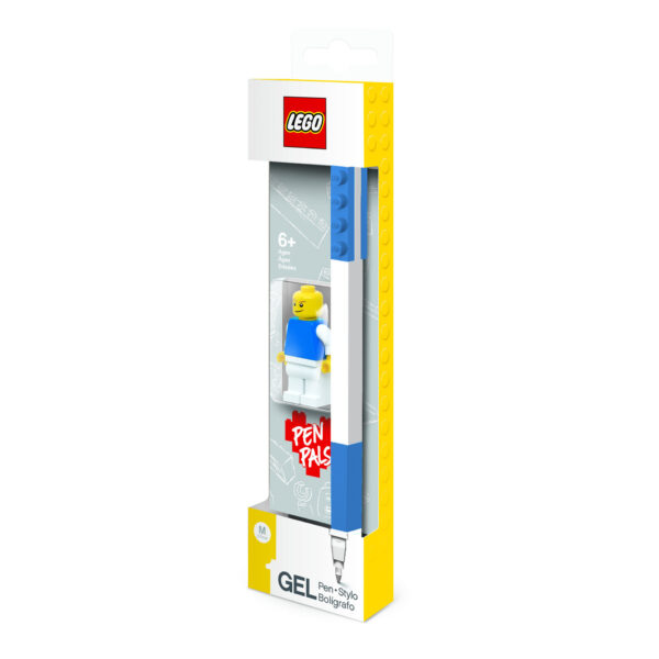 LEGO gelpen met minifiguurtje - Blauw - 0,7 mm