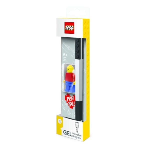 LEGO gelpen met minifiguurtje - Zwart - 0,7 mm