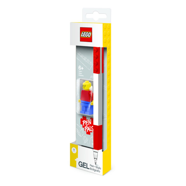 LEGO gelpen met minifiguurtje - Rood