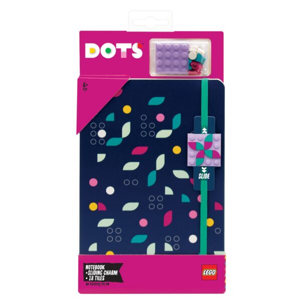 LEGO DOTS Notitieboek met elastieksluiting en 18 Dots