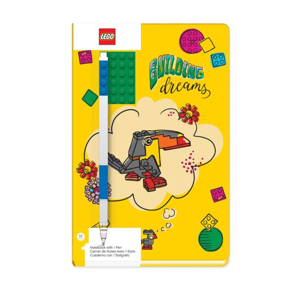 LEGO Building Dreams notitieboek met blauwe gelpen