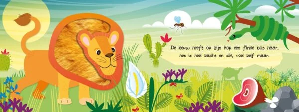 Wilde dieren Kijk- en voelboek - Afbeelding 3