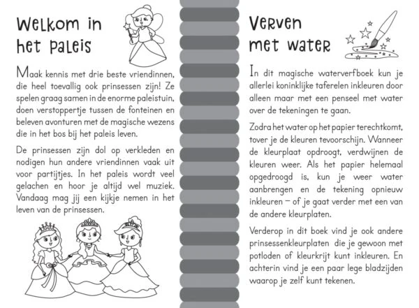 Magisch waterkleurboek Prinsessen - Afbeelding 3