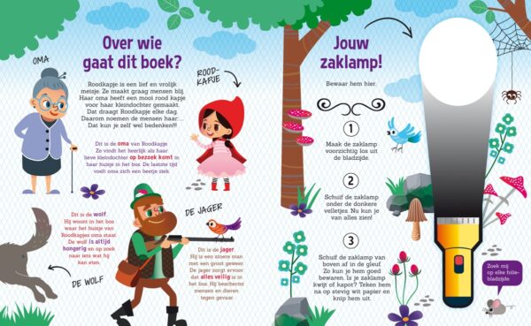 Speuren naar Roodkapje - Voorleesboek - Afbeelding 2