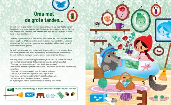 Speuren naar Roodkapje - Voorleesboek - Afbeelding 3