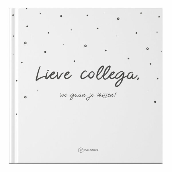 Afscheidsboek collega - 80 pagina's - eigen ontwerp